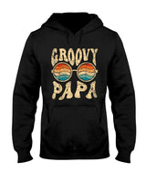 Retro Nostalgia - Groovy Papa 70s Aesthetic Nostalgia 1970's Retro Groovy Dad T-Shirt