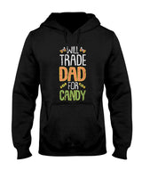 Will Trade Dad For Candy Halloween Costume Trick Or Treat T-Shirt