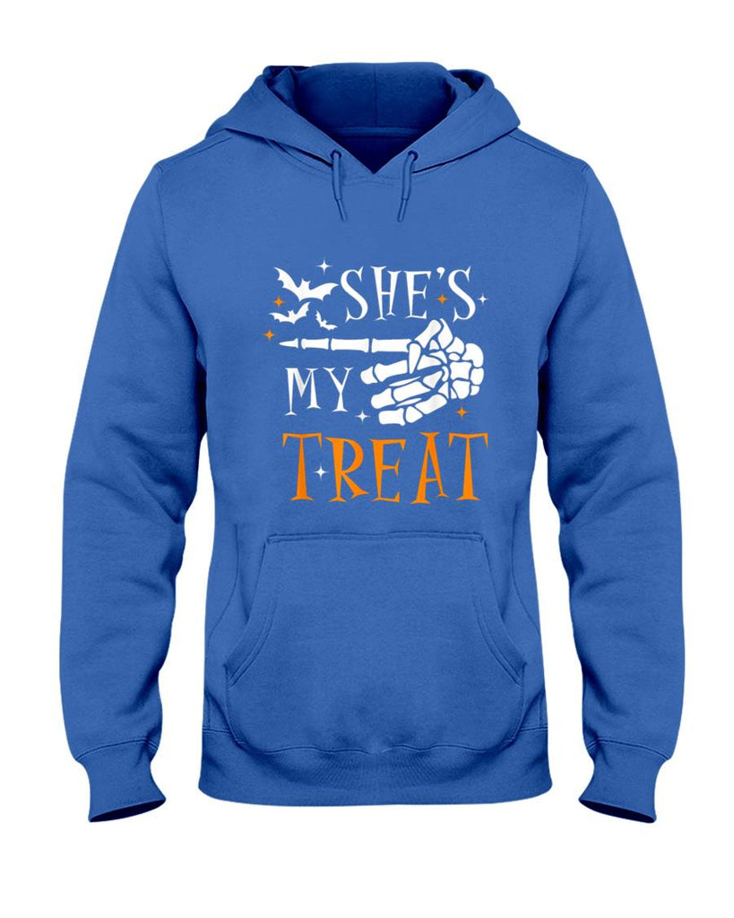 Shes My Trick Hes My Treat Matching Couples Halloween T-Shirt