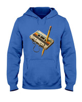 Retro Nostalgia - Retro Cassette and Pencil Funny 80s 90s Mixtape Nostalgia T-Shirt
