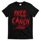 Free Candy Shirt Scary Bloody Halloween Shirt Men Women T-Shirt