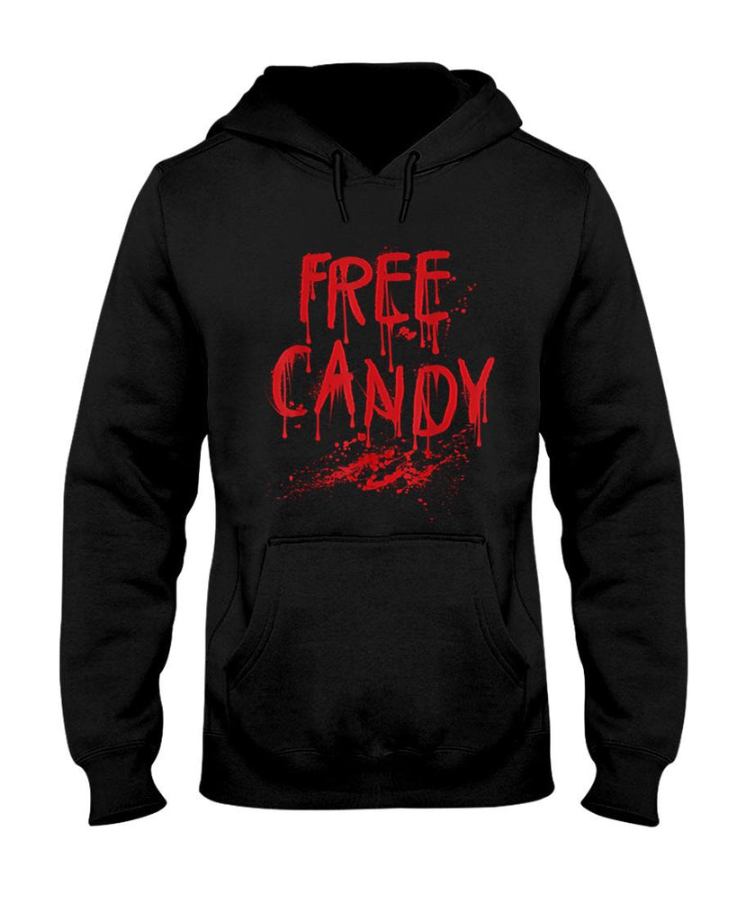 Free Candy Shirt Scary Bloody Halloween Shirt Men Women T-Shirt
