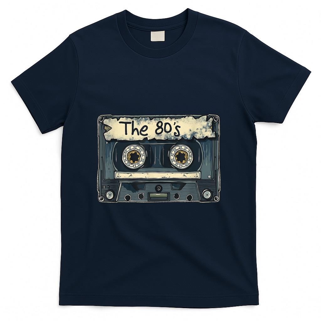 Retro Nostalgia - Nostalgic 80's 90's Retro Cassette Mix Tape Mens Womens T-Shirt