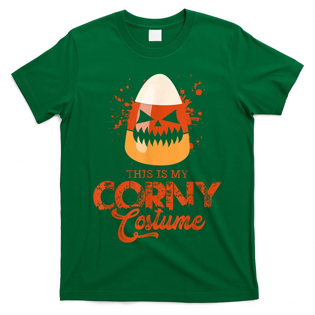 This Is My Corny Costume Candy Corn Halloween Trick Or Treat T-Shirt