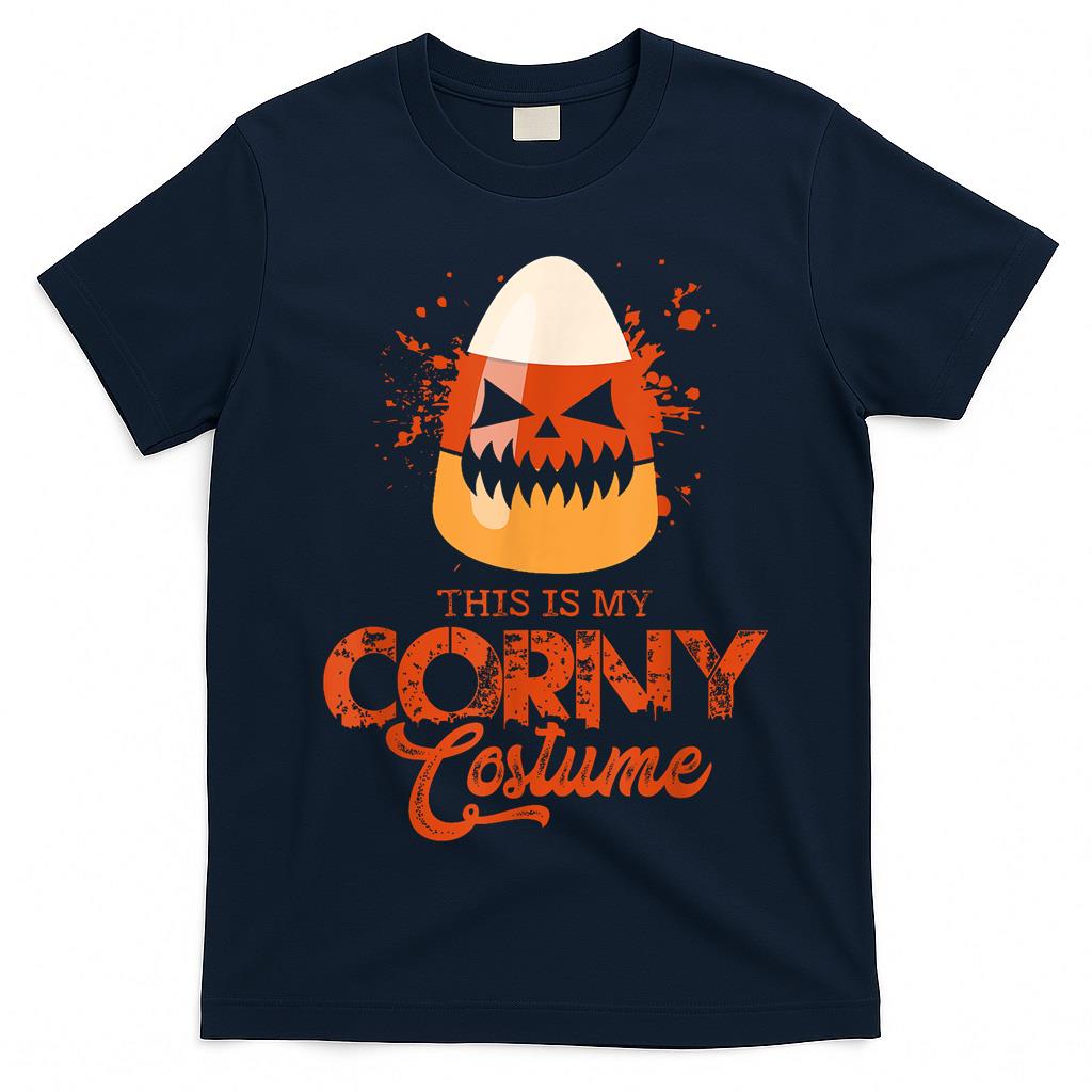 This Is My Corny Costume Candy Corn Halloween Trick Or Treat T-Shirt