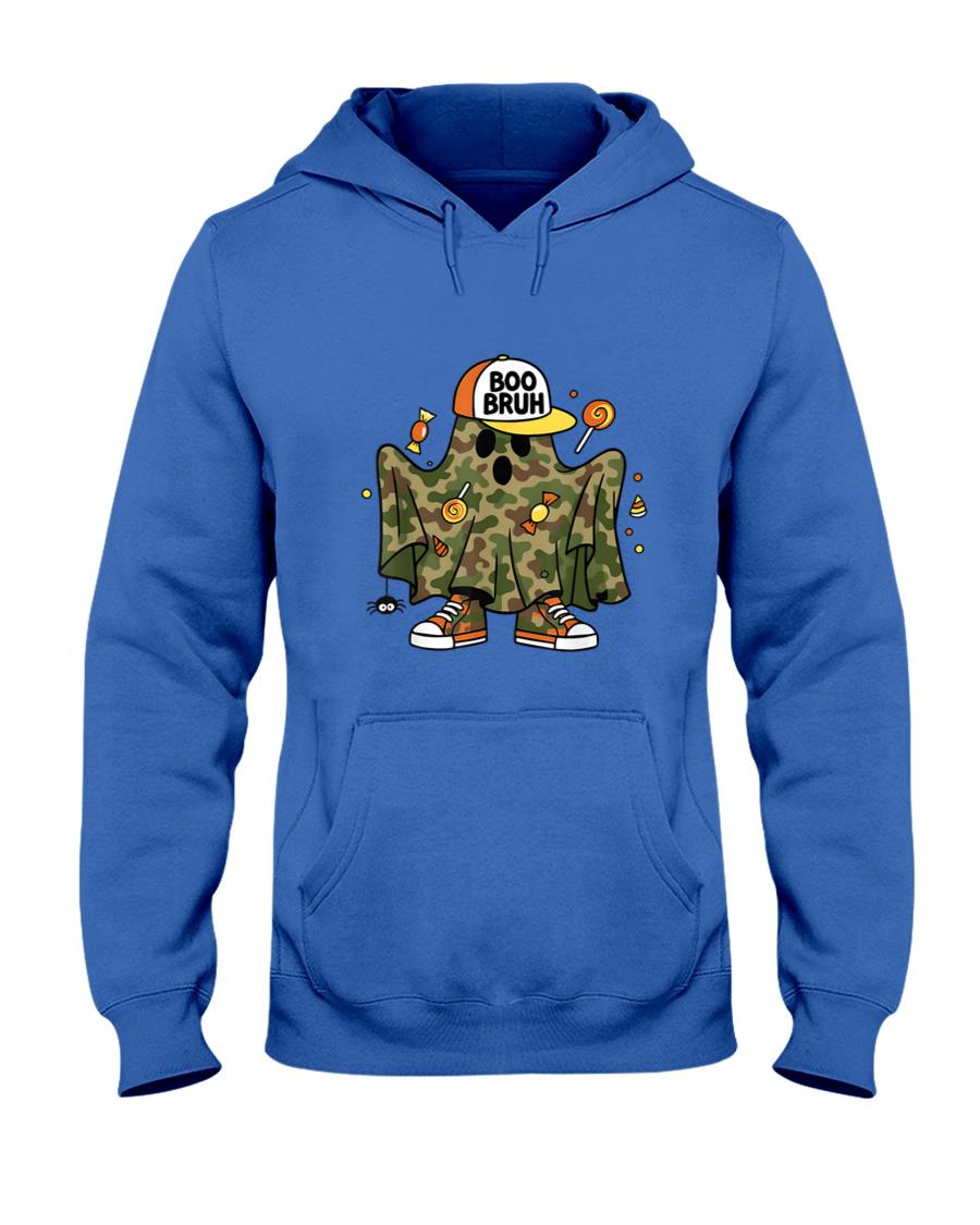 Boo Bruh Funny Halloween Camo Ghost Trick or Treat T-Shirt