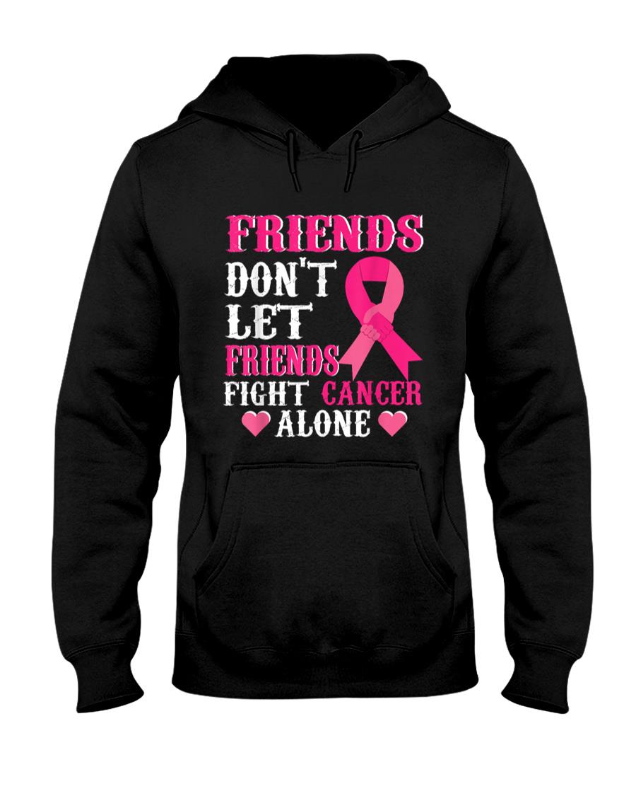 Friends dont fight alone Breast cancer awareness T-Shirt