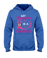 My Daughter Is A Survivor Breast Cancer Awareness Butterfly T-Shirt