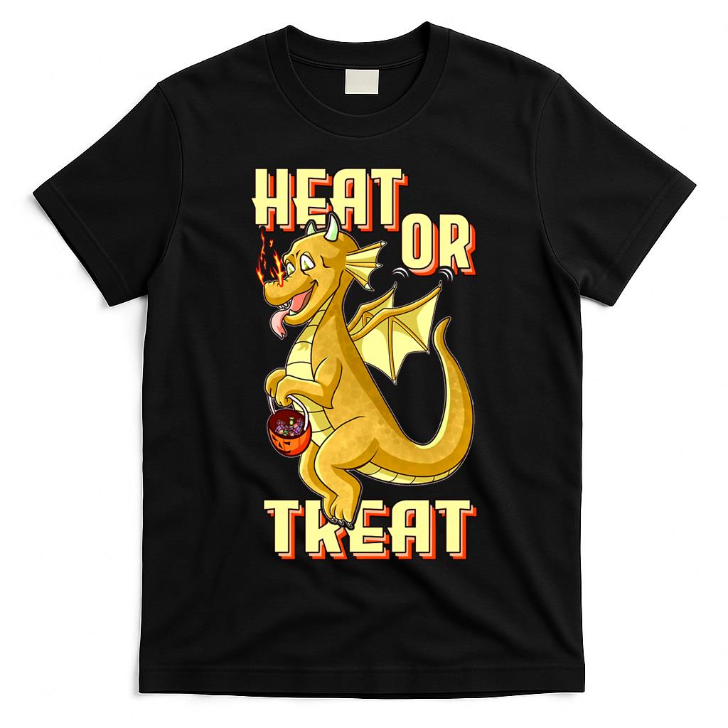Funny Dragon Cartoon v6 - Happy Halloween Essential  Essential T-Shirt