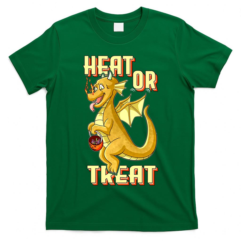Funny Dragon Cartoon v6 - Happy Halloween Essential  Essential T-Shirt