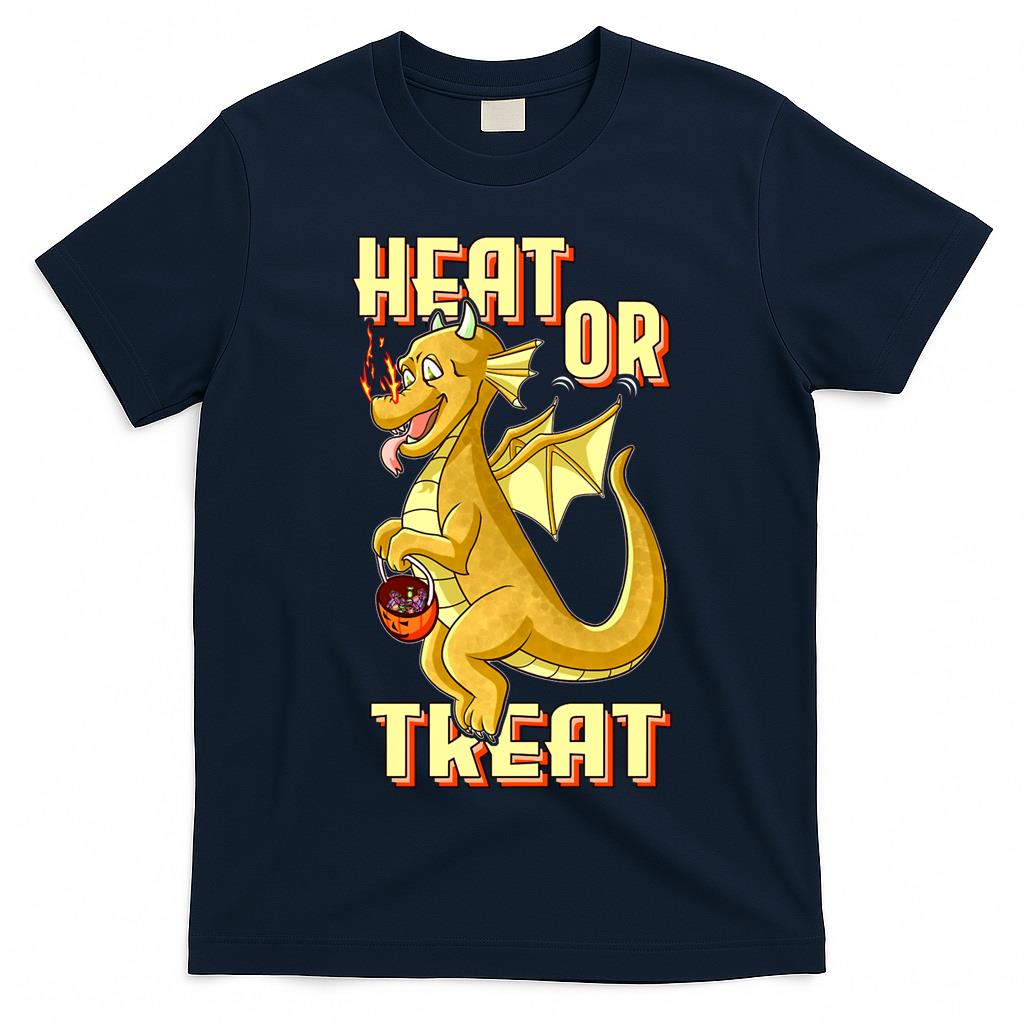 Funny Dragon Cartoon v6 - Happy Halloween Essential  Essential T-Shirt