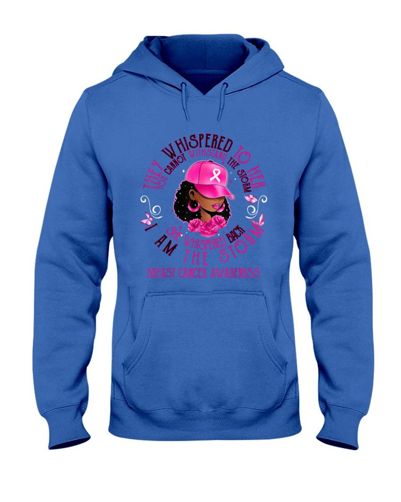 Im The Storm Black Women Breast Cancer Survivor Pink Ribbon T-Shirt