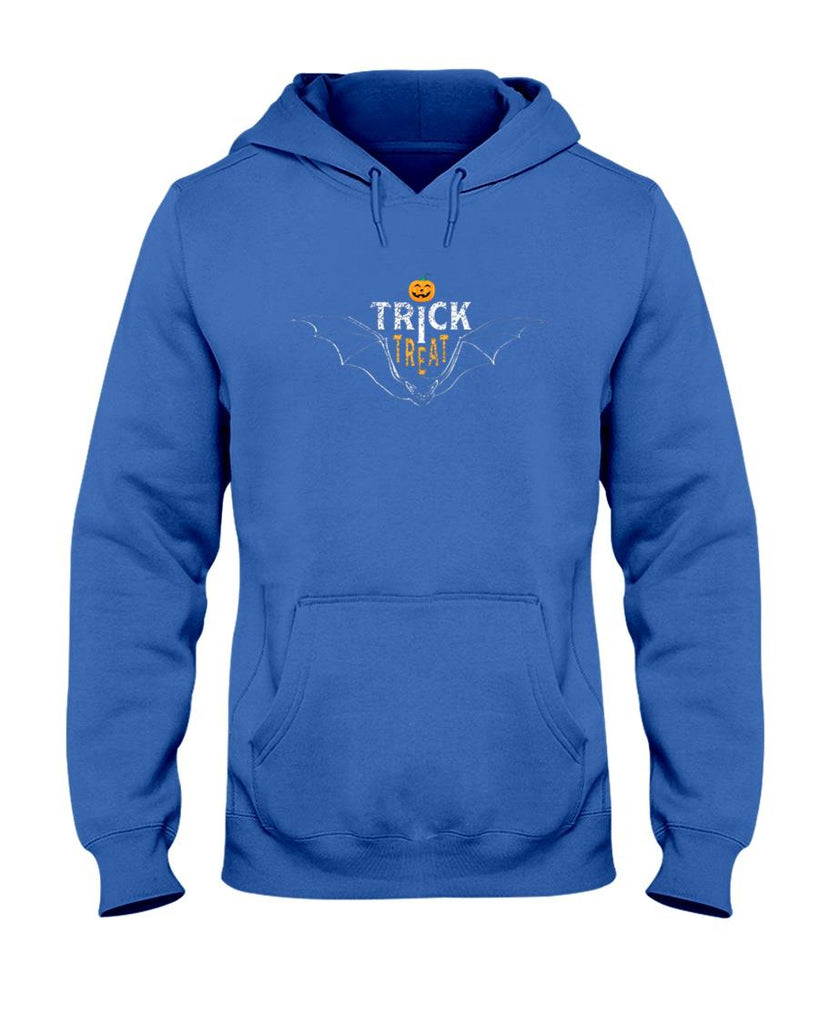 Track or Treat pumpkin and bat for halloween festival. Premium T-Shirt