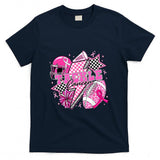 Tackle Cancer Football Pink Ribbon Cheer Breast Cancer Aware T-Shirt