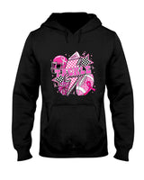 Tackle Cancer Football Pink Ribbon Cheer Breast Cancer Aware T-Shirt