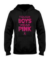 Tough Guys Wear Pink Breast Cancer Awareness Shirts Men Boys T-Shirt