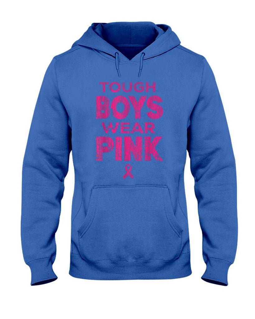 Tough Guys Wear Pink Breast Cancer Awareness Shirts Men Boys T-Shirt