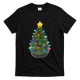 Retro Nostalgia - Ceramic Vintage Retro Christmas Tree Holiday Nostalgia Fun T-Shirt