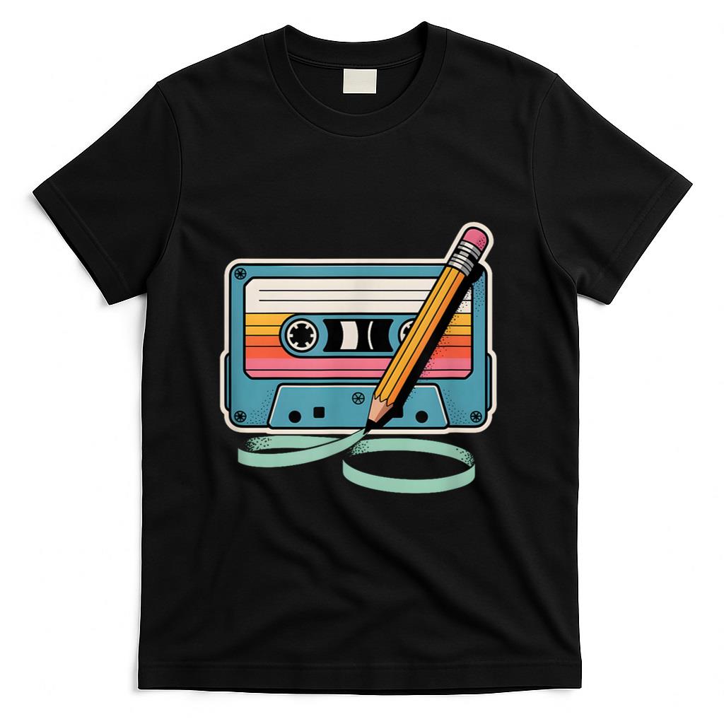 Retro Nostalgia - 80s 90s Retro Party Costume Nostalgia Cassette T-Shirt
