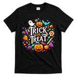 Trick or Treat Halloween Spooky Colorful Candys Classic T-Shirt
