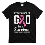 Grace Of God Breast Cancer Survivor Aware Christian Women T-Shirt