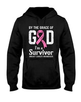 Grace Of God Breast Cancer Survivor Aware Christian Women T-Shirt