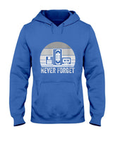 Retro Nostalgia - Womens Never Forget Retro Nostalgia Media Tech T-Shirt