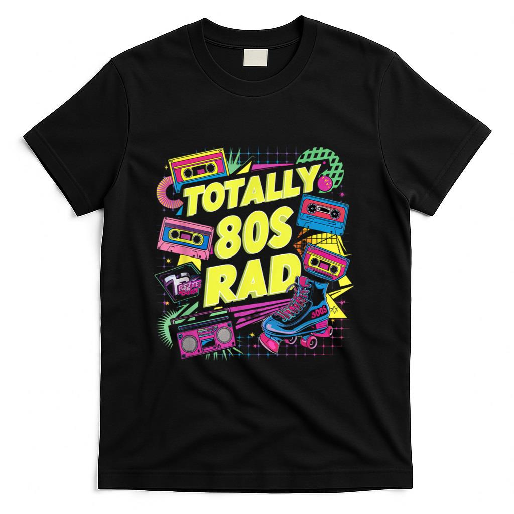 Retro Nostalgia - Totally Rad Vintage 80s Pop Culture Graphic Retro Nostalgia T-Shirt