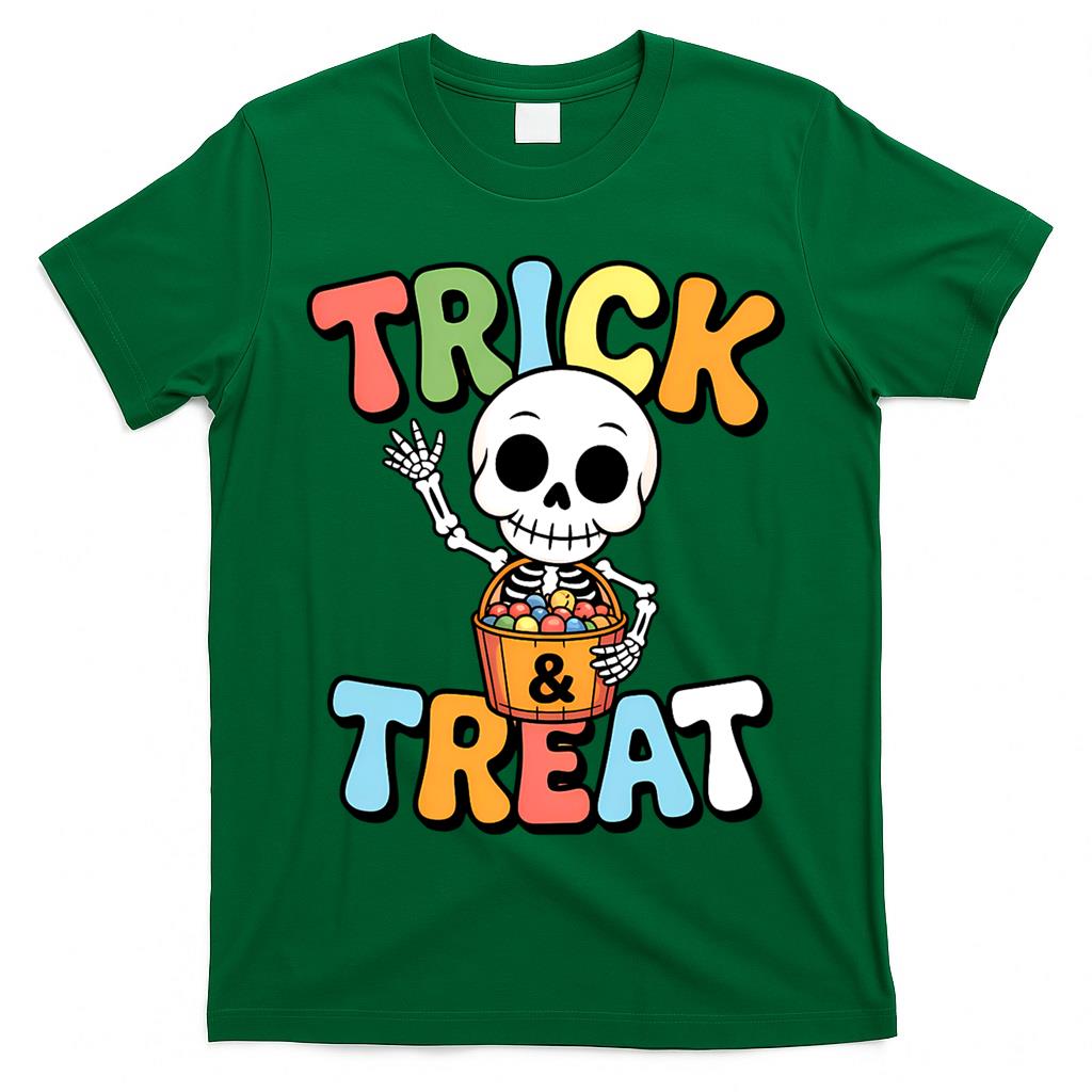 Trick & Treat Skeleton Classic T-Shirt