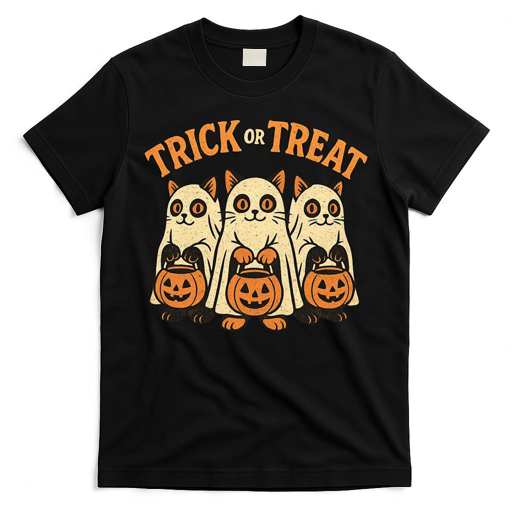 Trick or Treat Cats Classic  Style 1 T-Shirt