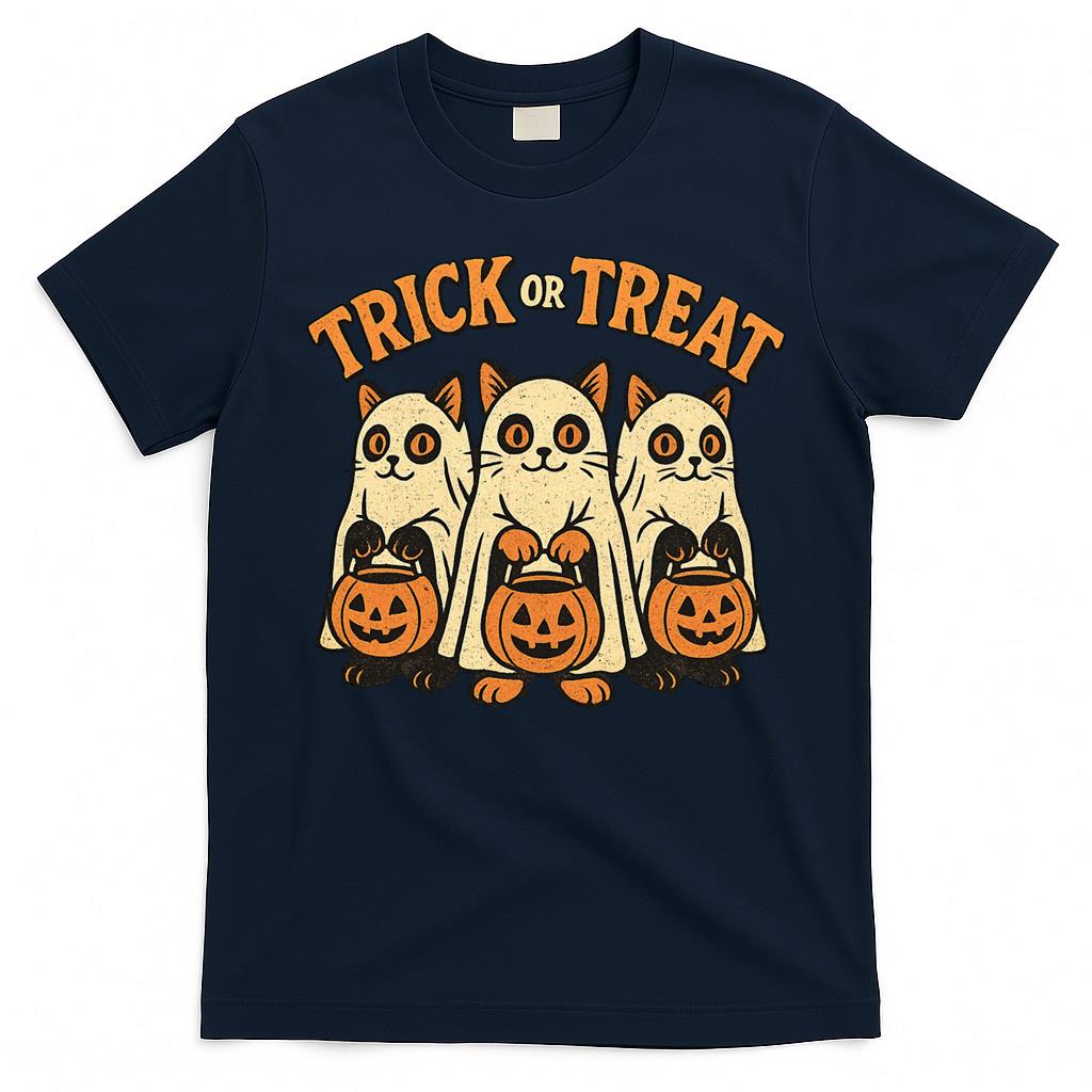 Trick or Treat Cats Classic  Style 1 T-Shirt