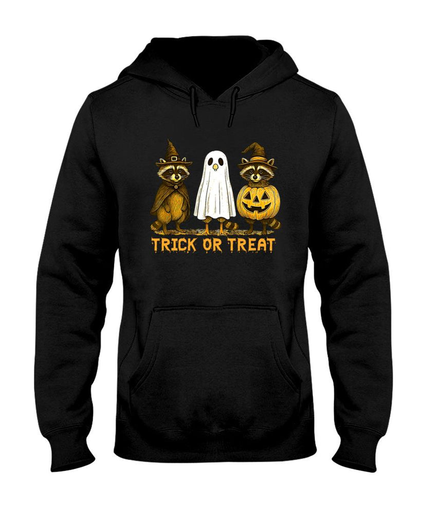 Trick Or Treat, Funny Halloween, Horror Pumpkin, Boo Ghost , Funny Raccon Classic T-Shirt