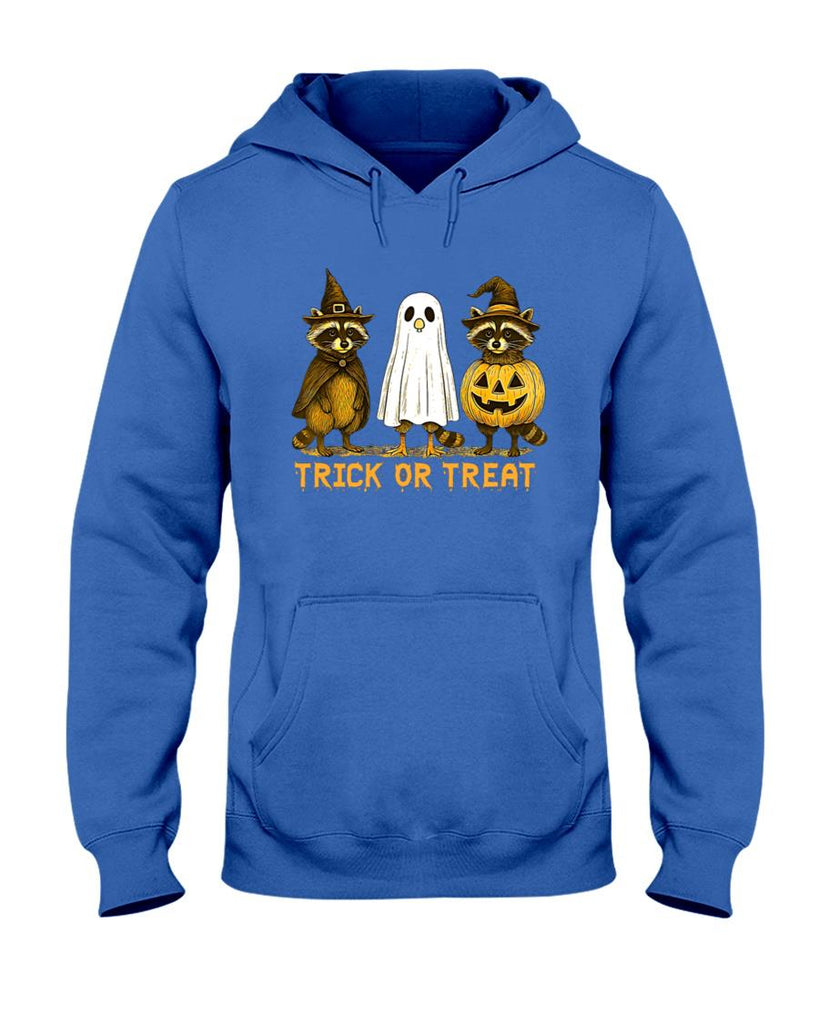 Trick Or Treat, Funny Halloween, Horror Pumpkin, Boo Ghost , Funny Raccon Classic T-Shirt