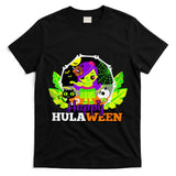 Happy Hulaween Halloween Hula Dancer Zombie Trick or Treats T-Shirt