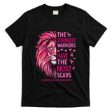 Lion Pink Funny Breast Cancer Awareness Survivor Warrior T-Shirt