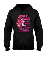 Lion Pink Funny Breast Cancer Awareness Survivor Warrior T-Shirt