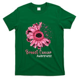 Sunflower Breast Cancer Awareness Pink Ribbon In October T-Shirt