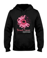 Sunflower Breast Cancer Awareness Pink Ribbon In October T-Shirt