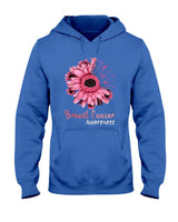 Sunflower Breast Cancer Awareness Pink Ribbon In October T-Shirt