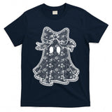 Coquette Bow Ghost Halloween Spooky Season Trick Or Treat T-Shirt