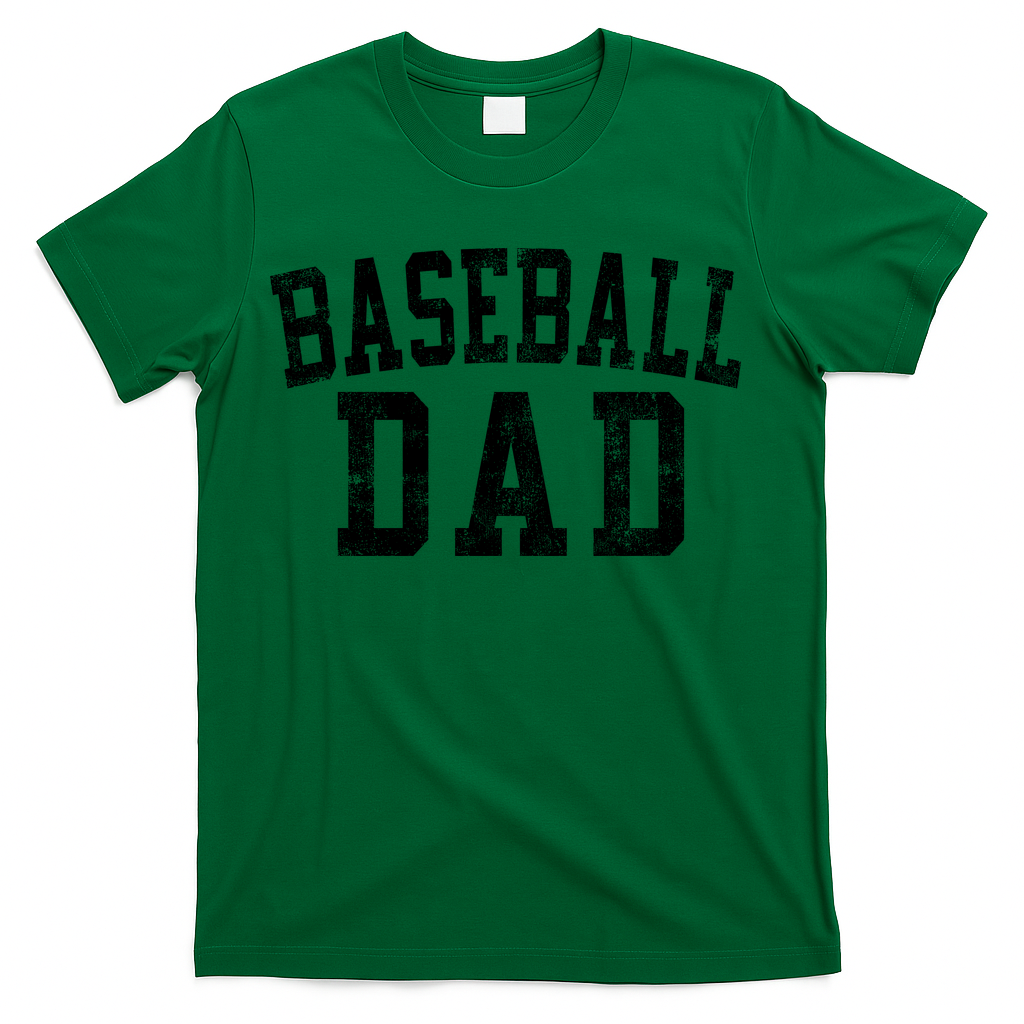 Baseball Dad Birthday Classic Bold Font Baseball Daddy T-Shirt