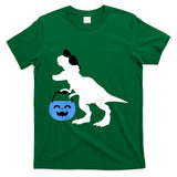 Kids Halloween Dinosaur Toddler Boy Trex Trick or Treat T-Shirt