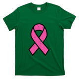 Breast Cancer Pink Ribbon Pocket Awareness Women Men Kids T-Shirt