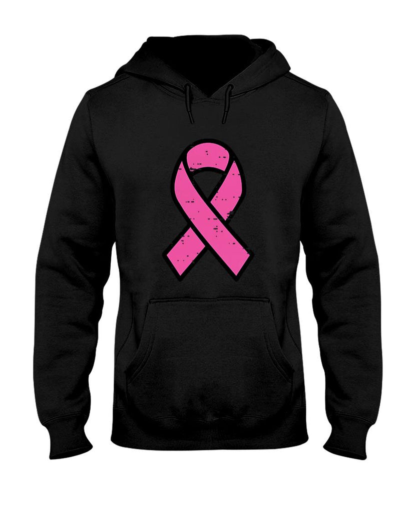 Breast Cancer Pink Ribbon Pocket Awareness Women Men Kids T-Shirt
