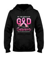By The Grace of God Im A Survivor Breast Cancer Survivor T-Shirt