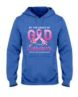 By The Grace of God Im A Survivor Breast Cancer Survivor T-Shirt