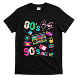 Retro Nostalgia - Womens Vintage 80's Baby 90's Made Me Retro 1980s Nostalgia 1990s T-Shirt