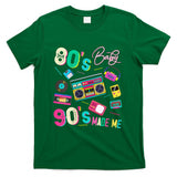 Retro Nostalgia - Womens Vintage 80's Baby 90's Made Me Retro 1980s Nostalgia 1990s T-Shirt