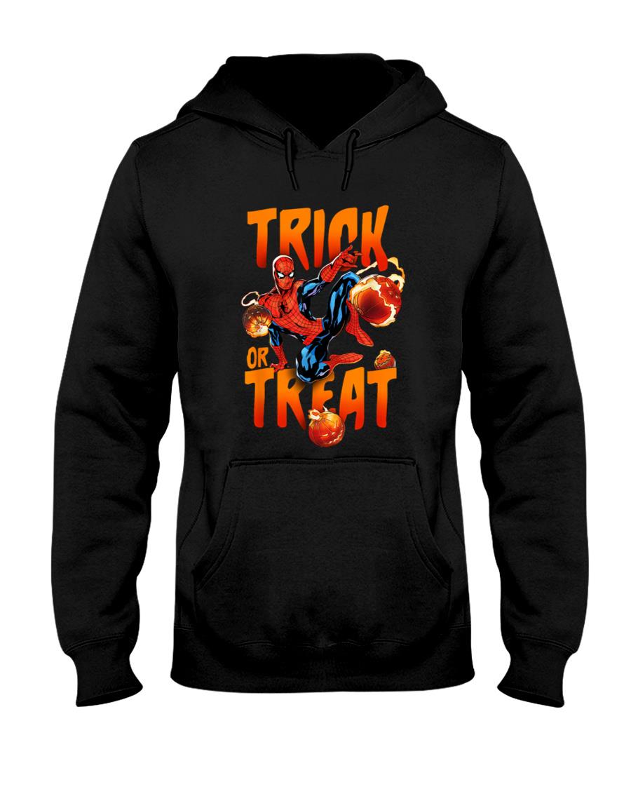 Marvel Spider-Man Halloween Trick Or Treat Pumpkin Bombs T-Shirt