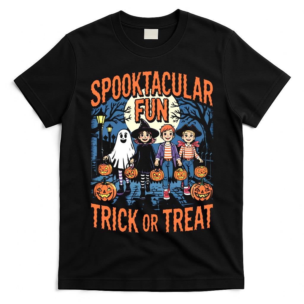 Spooktacular Trick or Treat Night Adventure Boxy T-Shirt